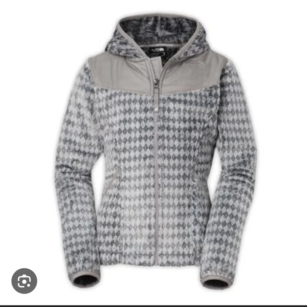 The North Face Gray Diamond Pattern Jacket